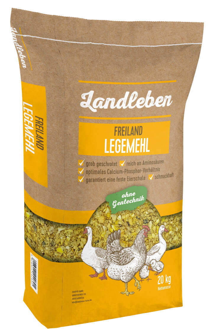 Landleben Freiland Legemehl